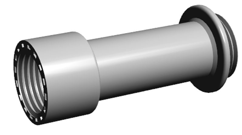 Water Butt Extension 3/4in BSPM-F Outdoor Watering Kit Outdoor Hose Accessory