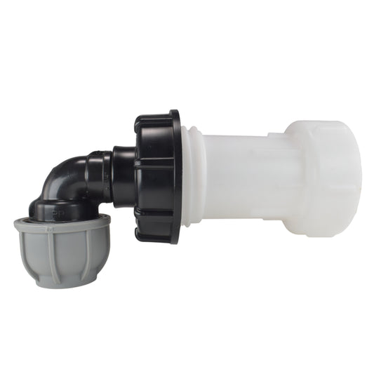 AP Supplies IBC Extender with 2” S60X6 Cap and 20mm MDPE Elbow