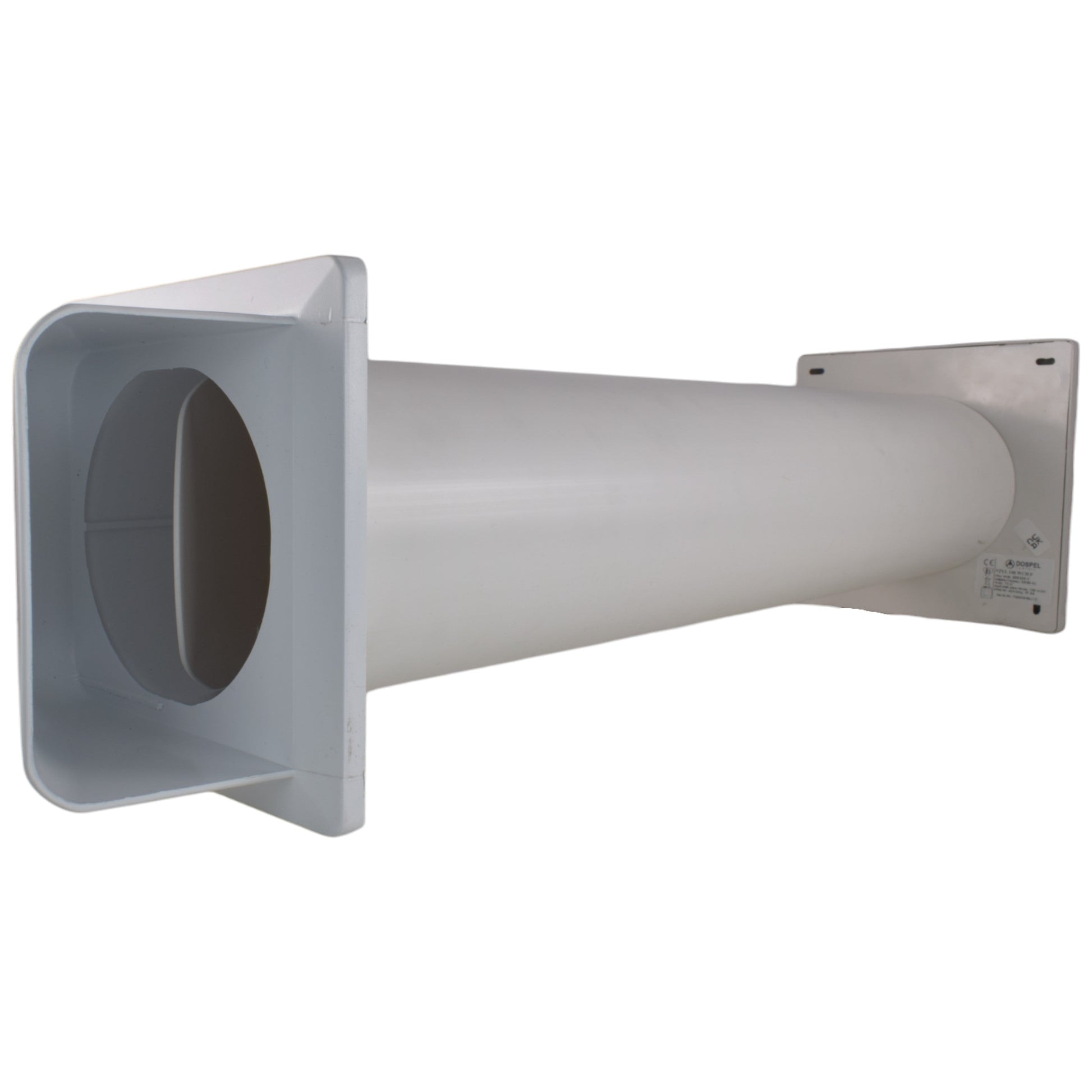 AP Supplies Through Wall Ventilation Kit - STYL Fan with Timer and White External Vent