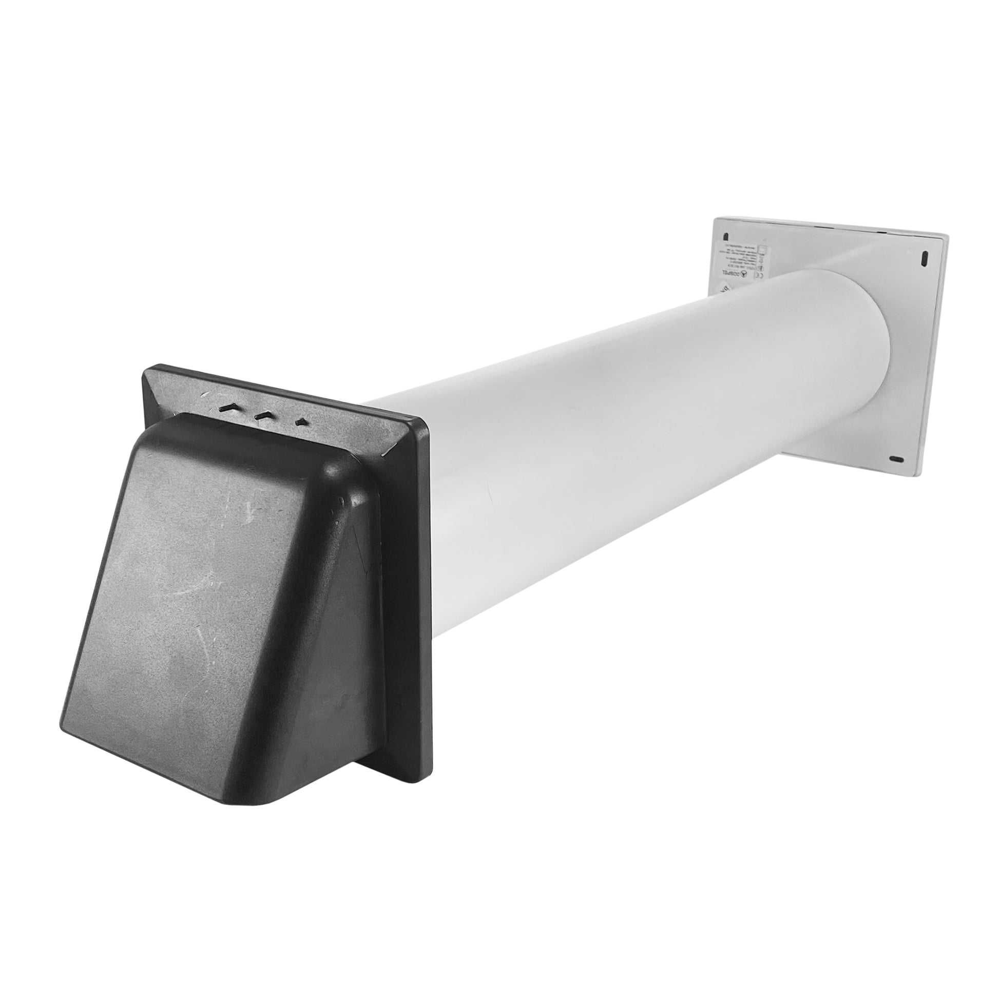AP Supplies Through Wall Ventilation Kit - STYL Fan with Timer/Humidistat and Graphite External Vent