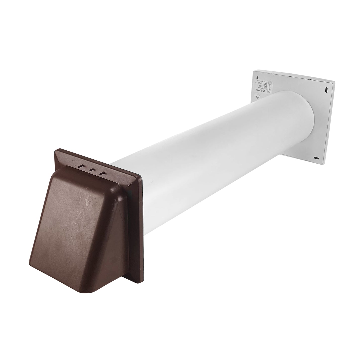 AP Supplies Through Wall Ventilation Kit – STYL Fan with Timer/Humidistat and Brown External Vent