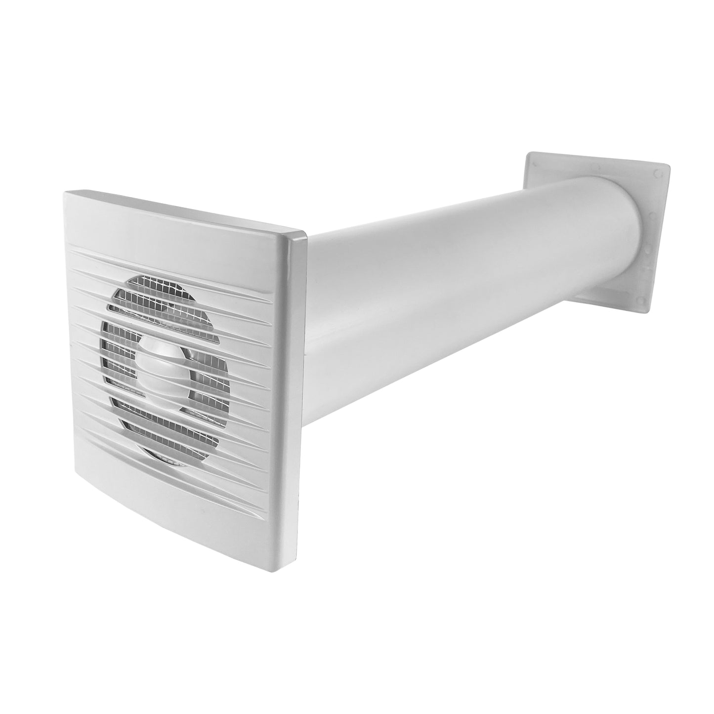 AP Supplies Through Wall Ventilation Kit - STYL Fan with Timer and Graphite External Vent