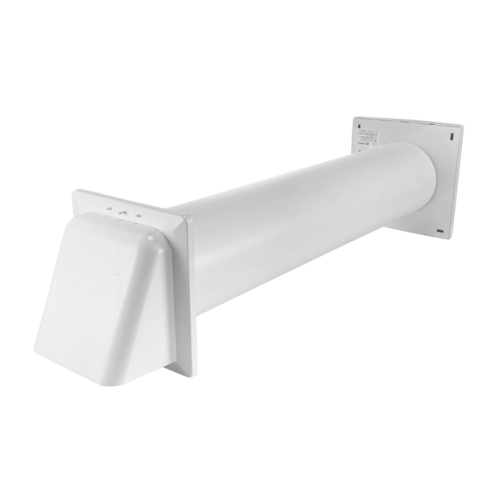 AP Supplies Through Wall Ventilation Kit - STYL Fan with Timer and White External Vent