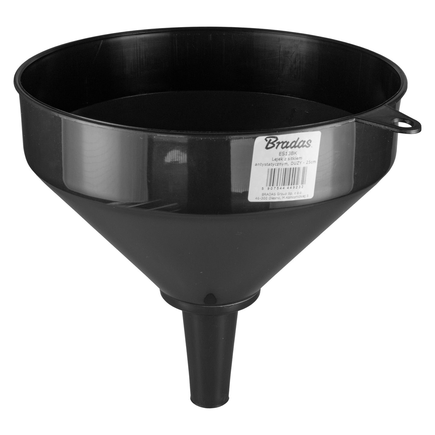 Large Fuel Funnel 25cm DIY Workshop Accessory Vehicle Fluid Funnel