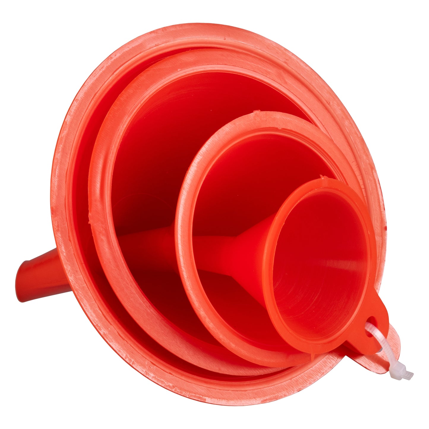 Funnel Red Mix 4 pcs DIY Workshop Accessory Vehicle Fluid Funnel