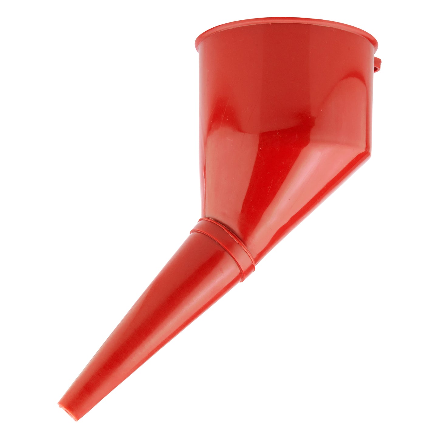AP Supplies Angled Car Fuel Funnels with Filter (Grey & Red)