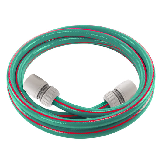 AP Supplies Garden Hose Set Economy Pipe (White Connectors) - 1m kit