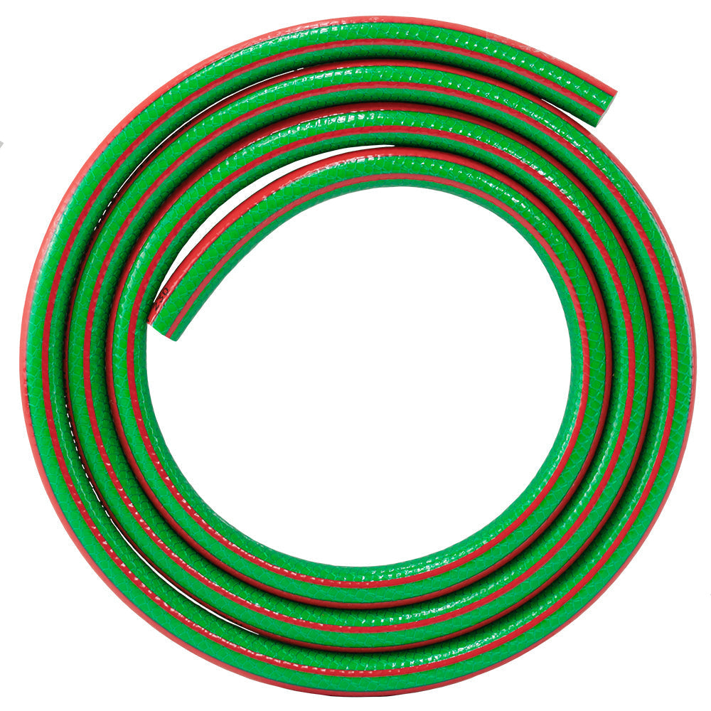 Premium Garden Hose 6-Layer 1/2in Pipe Green Outdoor Watering Kit Lawn Sprinkler