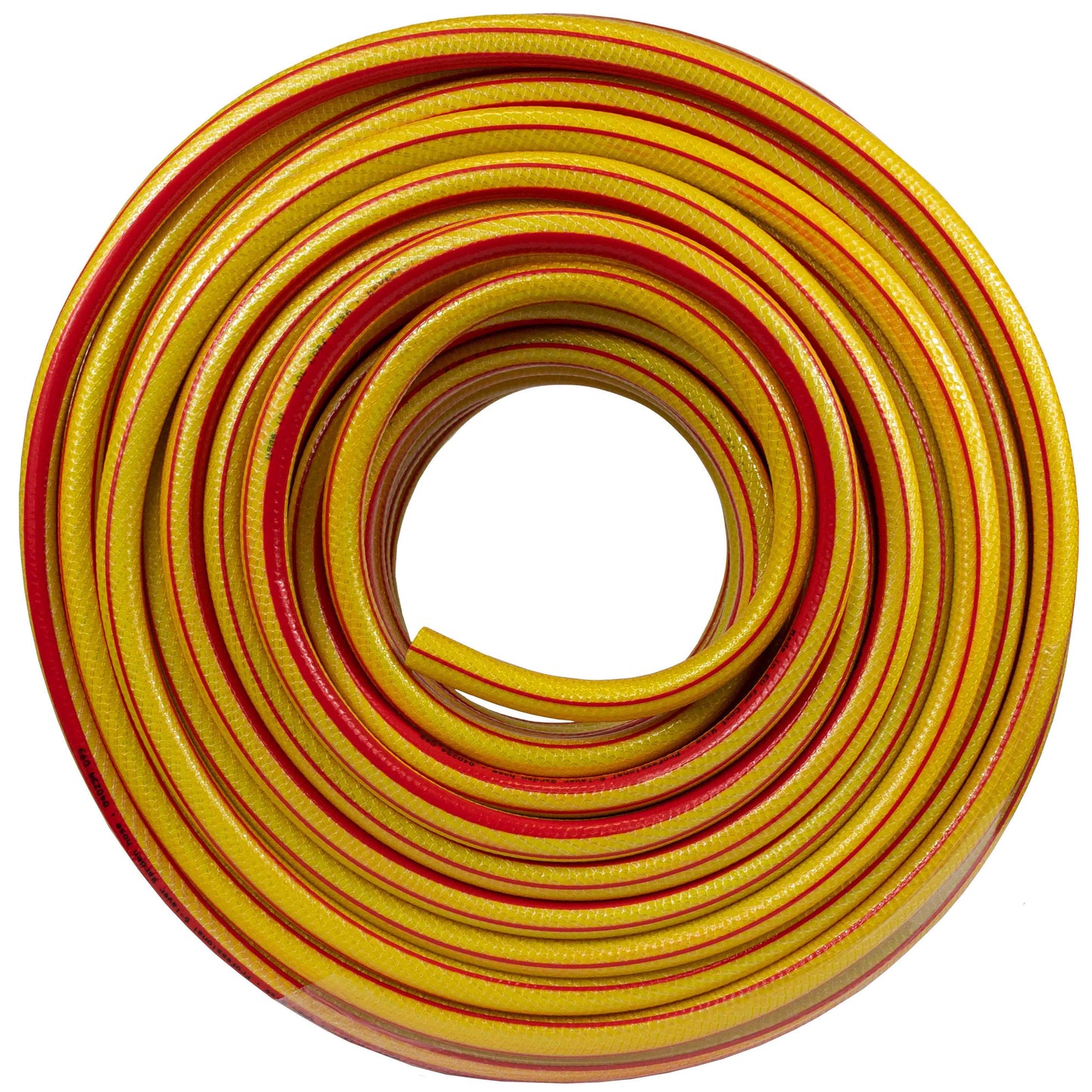 Premium Garden Hose 6-Layer 1/2in Pipe Yellow Water Flow Control Garden Watering