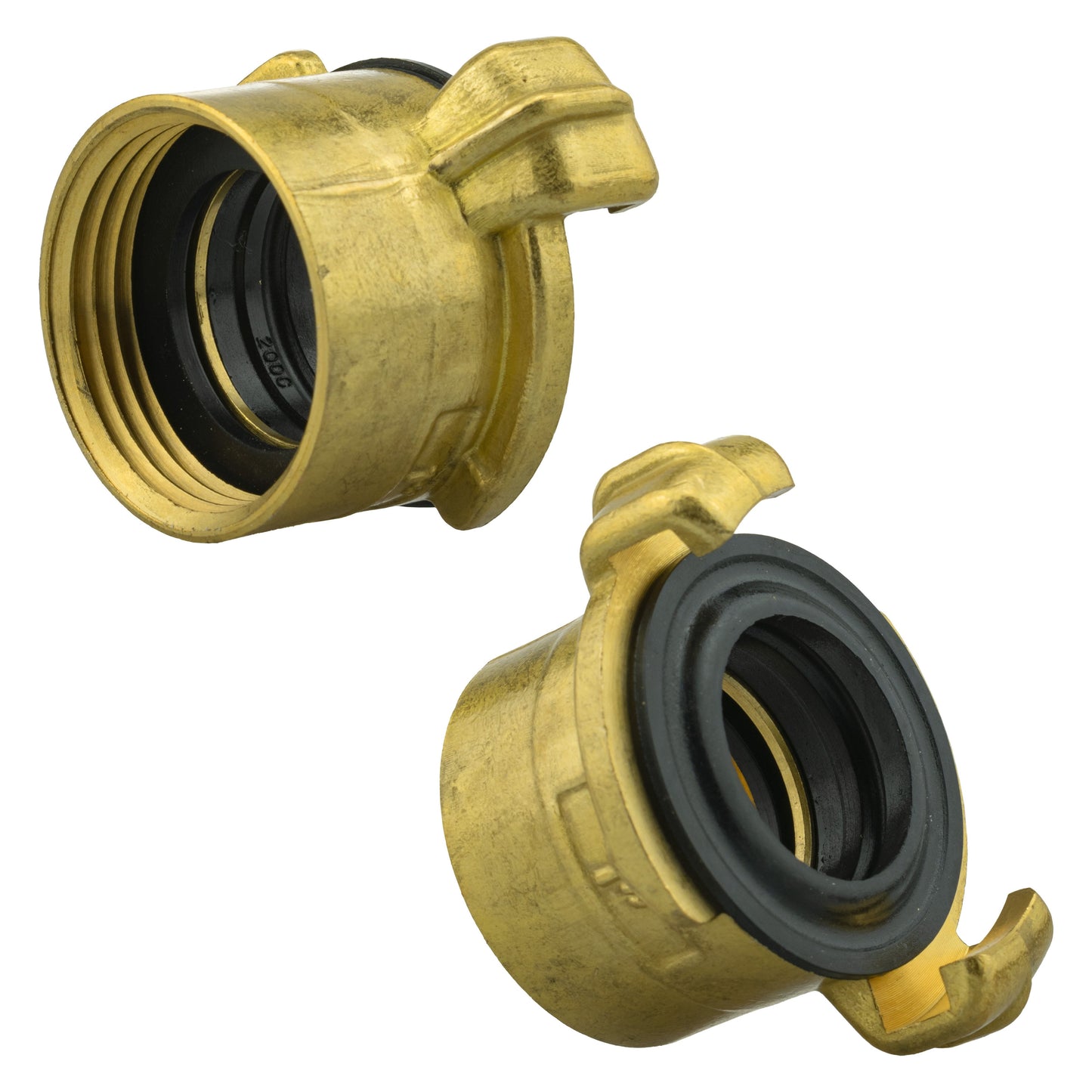 AP Supplies Wall Flange Kit 32mm MDPE + Brass Bib Tap with Geka Claw Outlet