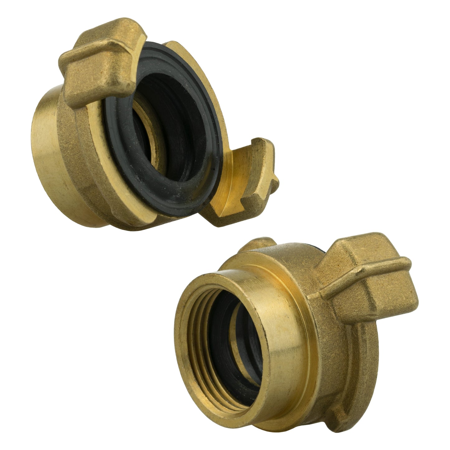 Wall Flange Kit 25mm MDPE + Valve + Geka Brass Water Fitting MDPE Pipe Connector