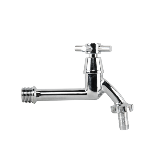 AP Supplies cross bib extended brass chrome brass tap