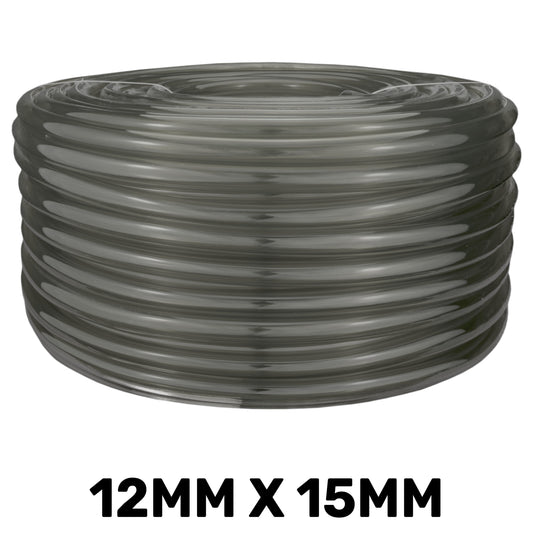 Grey Semi-Transparent PVC Pipe 12mm*15mm for Pipe and Water Fitting