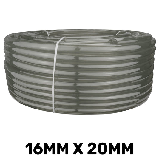 Grey Semi-Transparent PVC Pipe 16mm*20mm for Pipe and Water Fitting