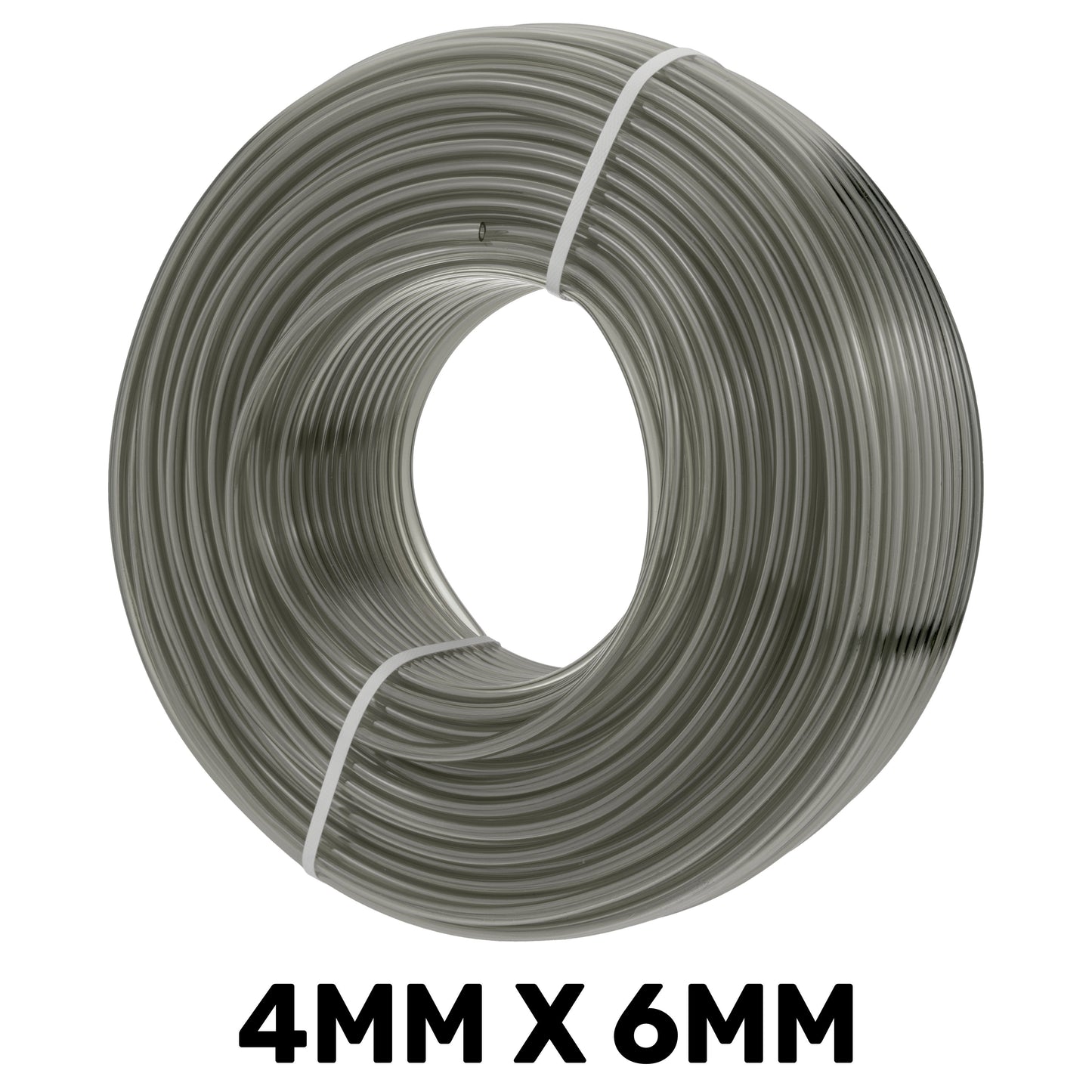 Grey Semi-Transparent PVC Pipe 4mm*6mm for Pipe and Water Fitting