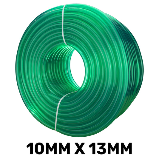 Green Semi-Transparent PVC Pipe 10mm*13mm for Pipe and Water Fitting