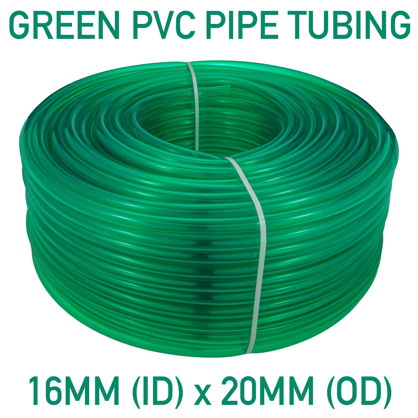 Green Semi-Transparent PVC Pipe 16mm*20mm for Pipe and Water Fitting