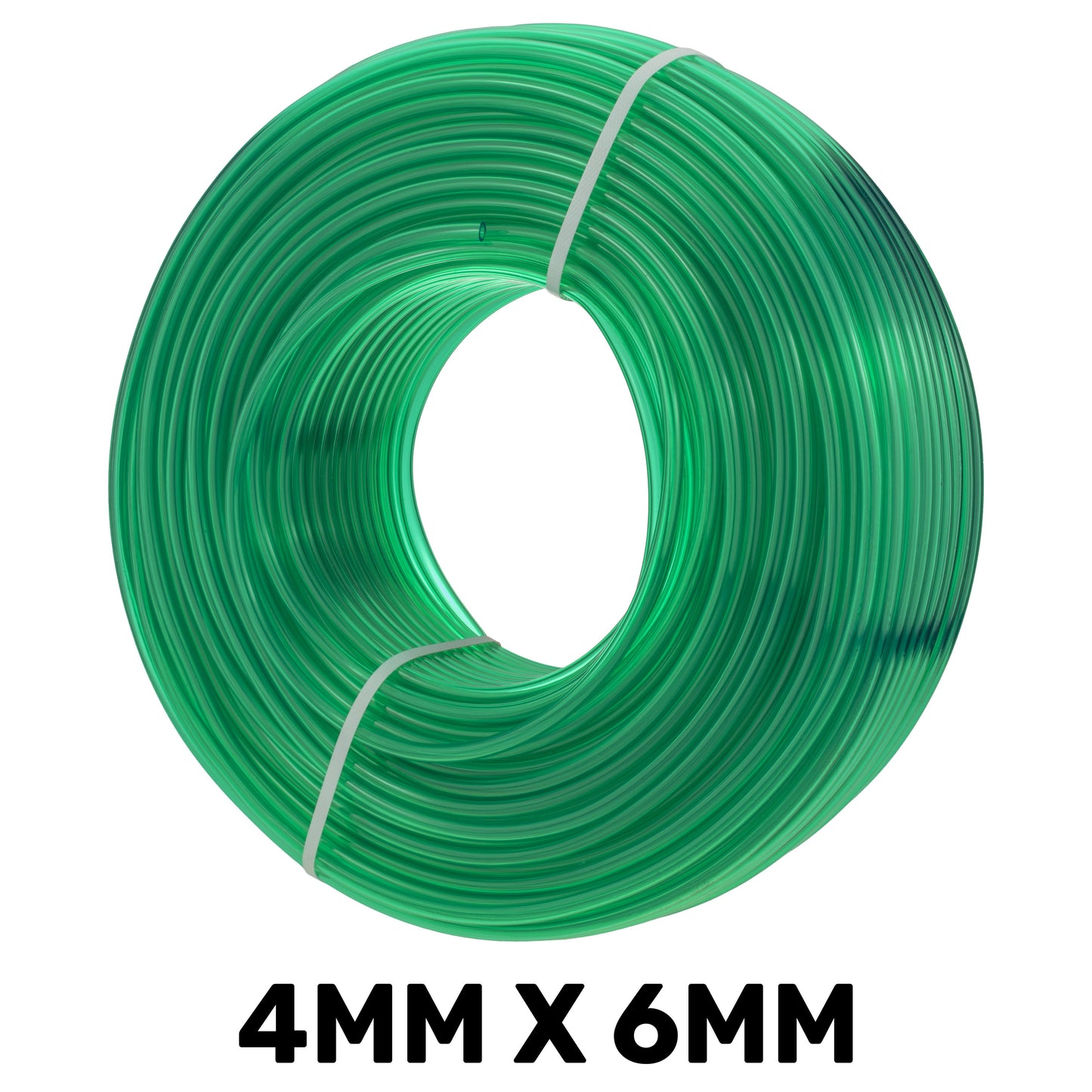 Green Semi-Transparent PVC Pipe 4mm*6mm for Pipe and Water Fitting