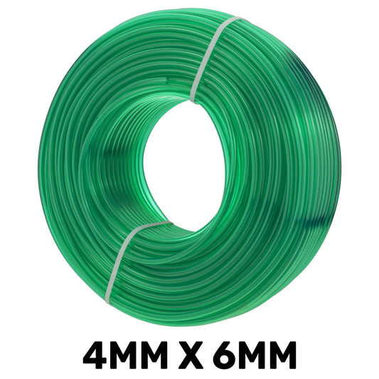 Green Semi-Transparent PVC Pipe 4mm*6mm for Pipe and Water Fitting
