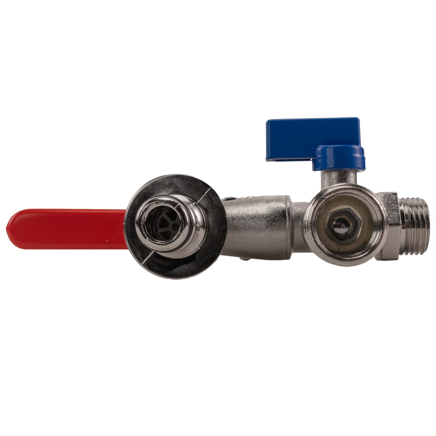 Double Garden Tap 1/2in BSPM Inlet Outdoor Watering Kit Outdoor Hose Accessory