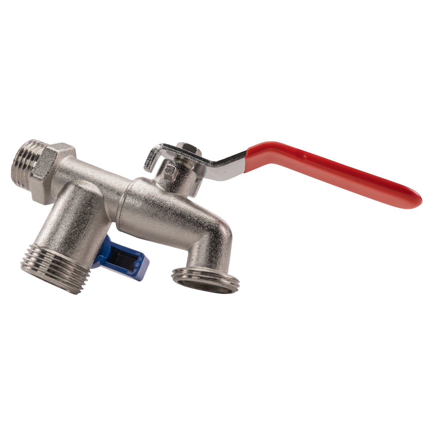 Double Garden Tap 1/2in BSPM Inlet Outdoor Watering Kit Outdoor Hose Accessory