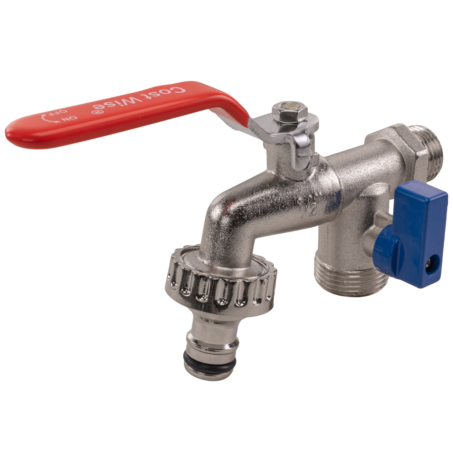 IBC 2 S60X6 Cap with Double Tap 1/2 BSP Hose Pipe Fitting DIY Workshop Accessory