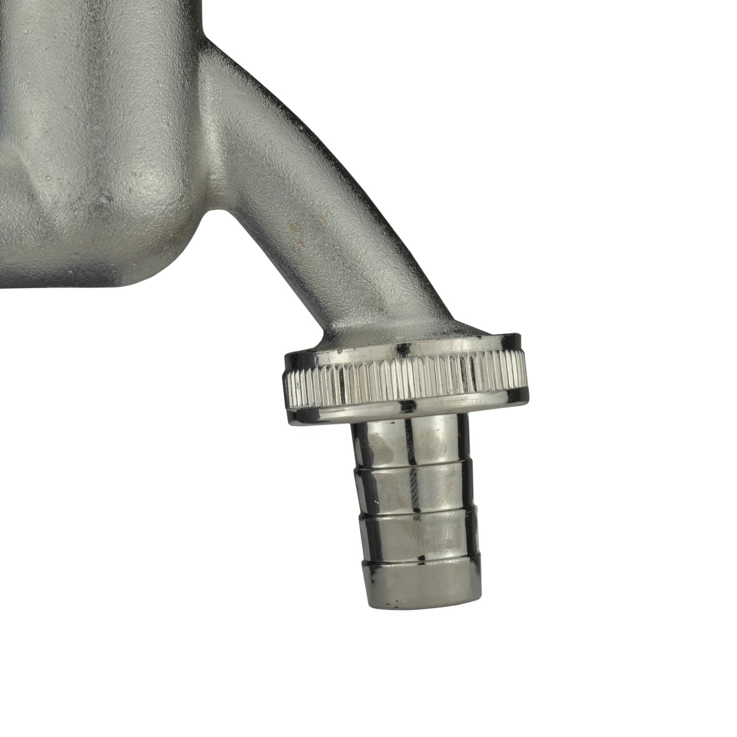 IBC 2 S60X6 Cap with Nickle Plated Bib Tap 3/4 Barb Garden Hose Pipe Tap Adapter
