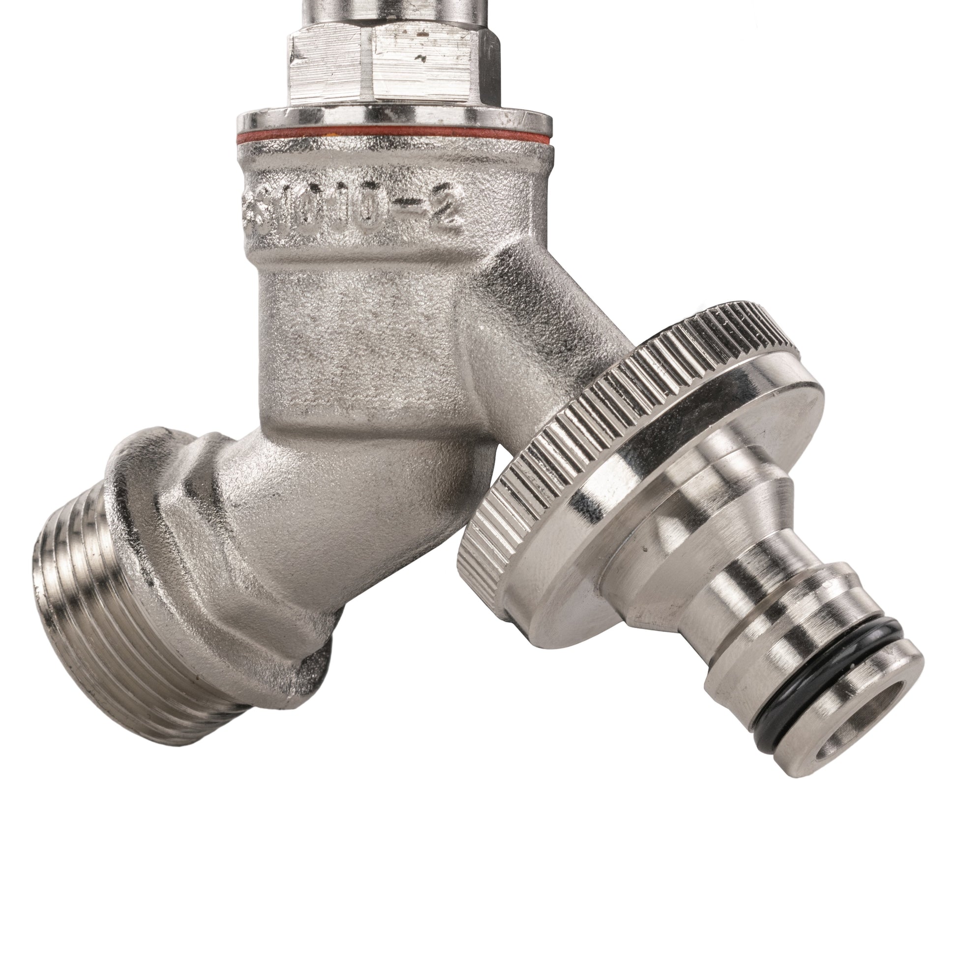 AP Supplies Water Butt Kit 1/2" with Nickel Plated Quick Connect Tap and Drill Bit