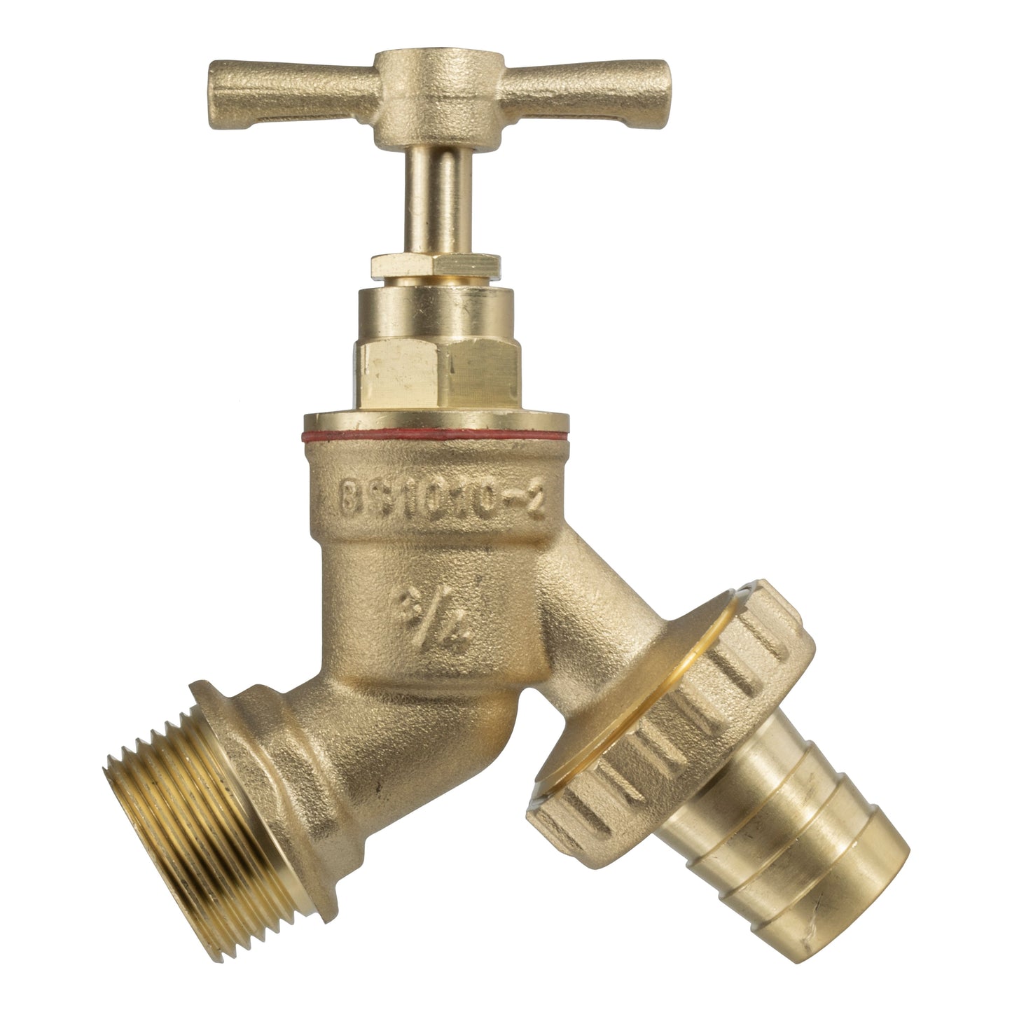 IBC 2 S60X6 Cap with Brass Bib Tap 3/4 Barb Outdoor Watering Kit Water Connector