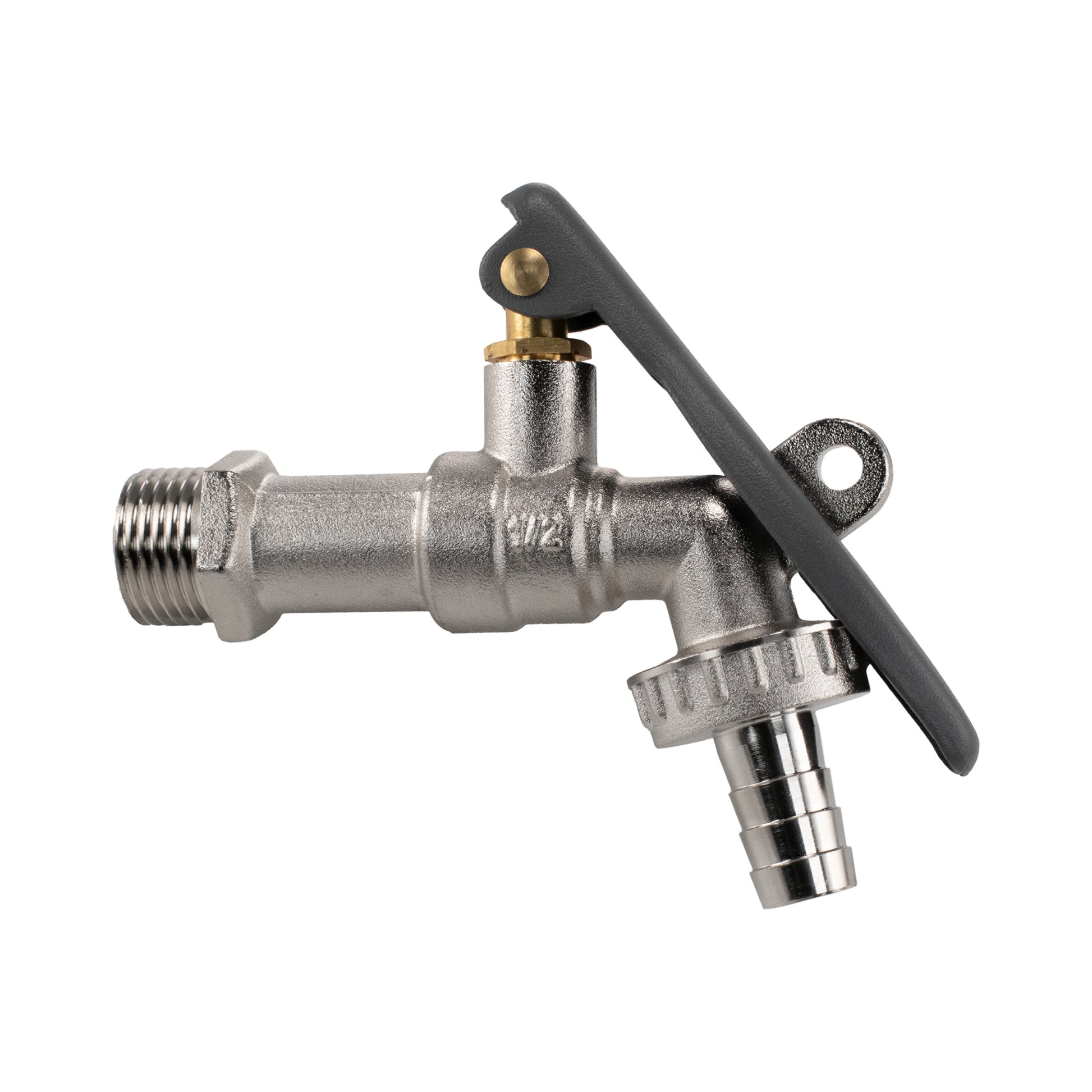 AP Supplies Wall Flange Kit 20mm MDPE - Lever Tap Hose Barb and Lever Lock