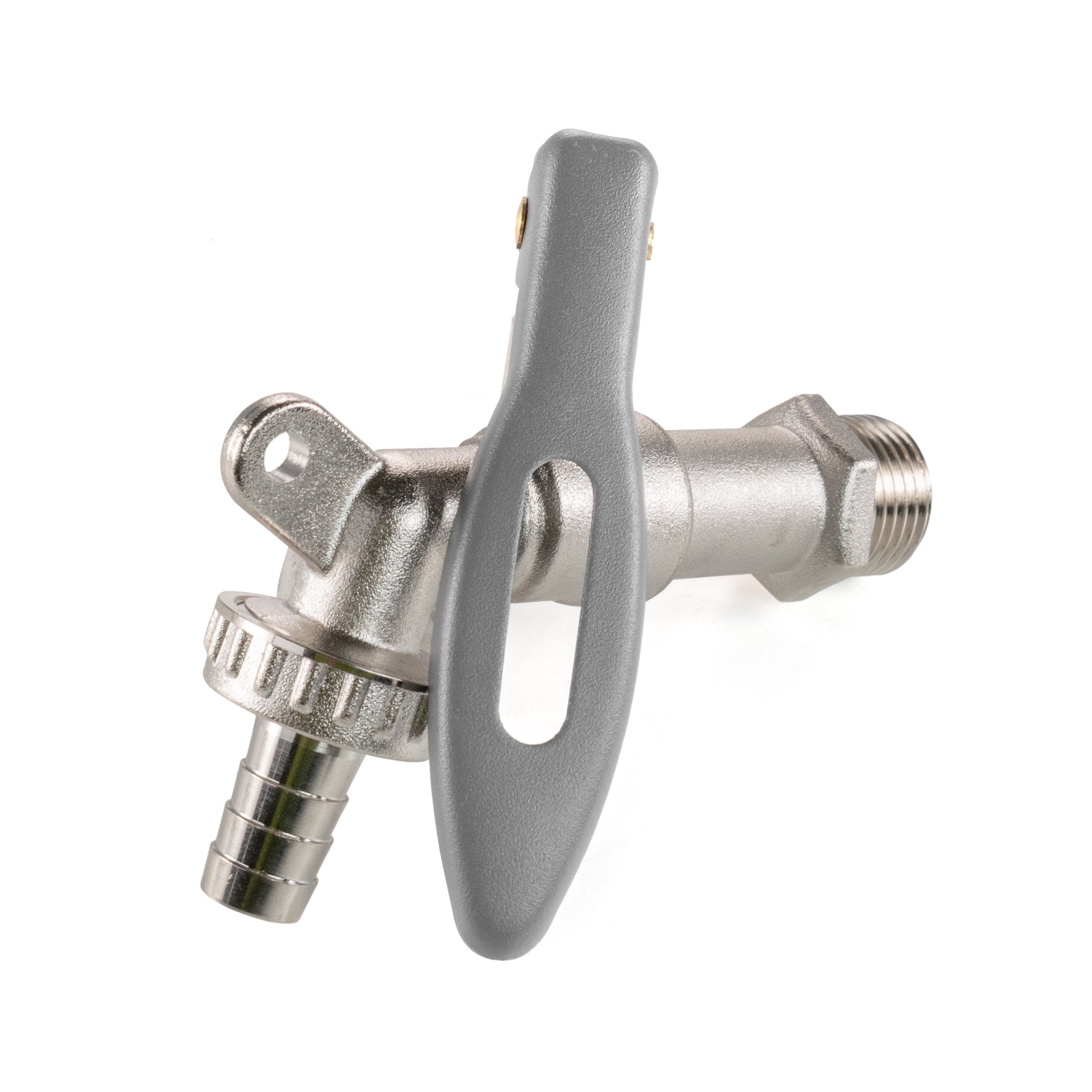 AP Supplies Water Butt Kit 1/2" with Lever Tap Hose Barb and Lever Lock and Drill Bit
