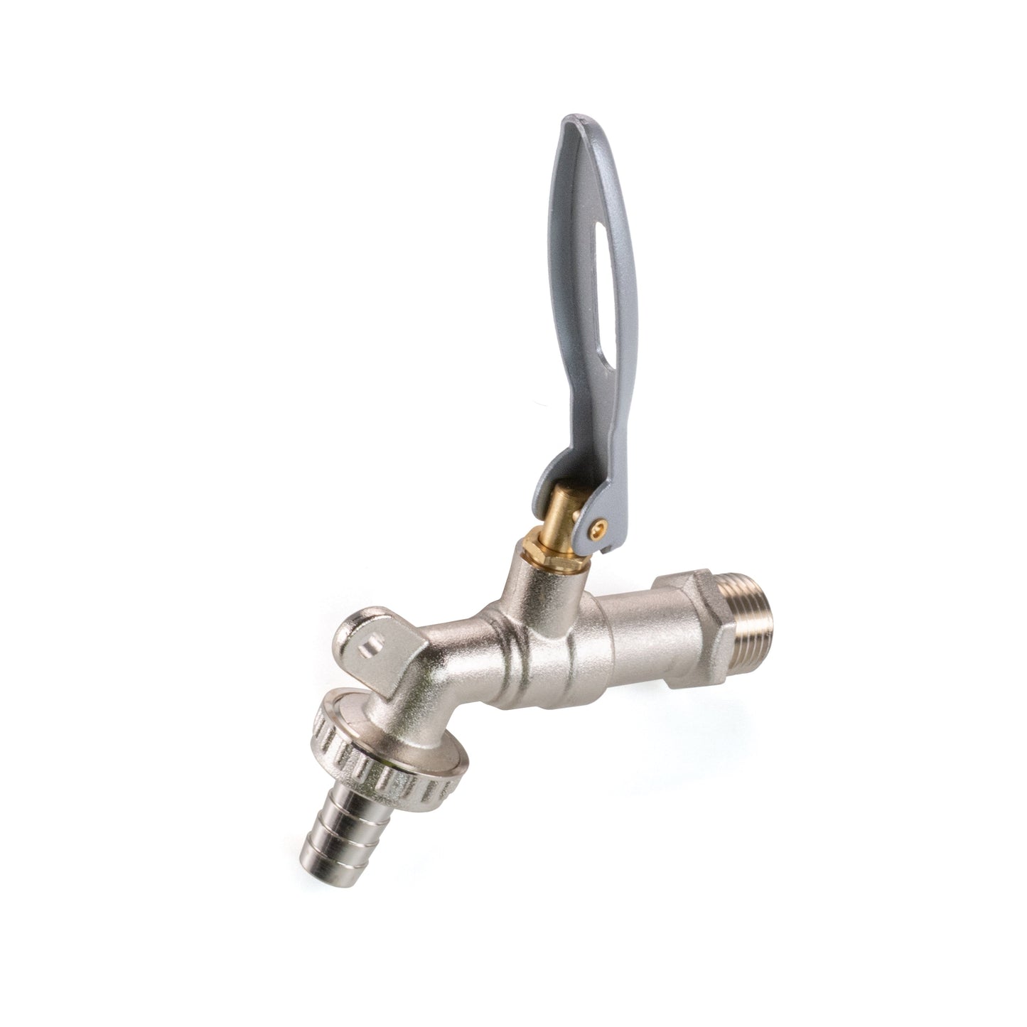 AP Supplies IBC 2" S60X6 - 1/2" BSP Cap with Lever Tap Hose Barb and Lever Lock