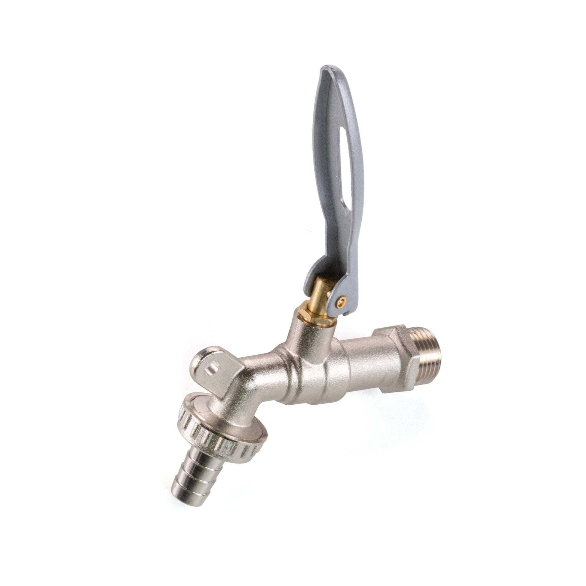 AP Supplies Water Butt Kit 1/2" with Lever Tap Hose Barb and Lever Lock