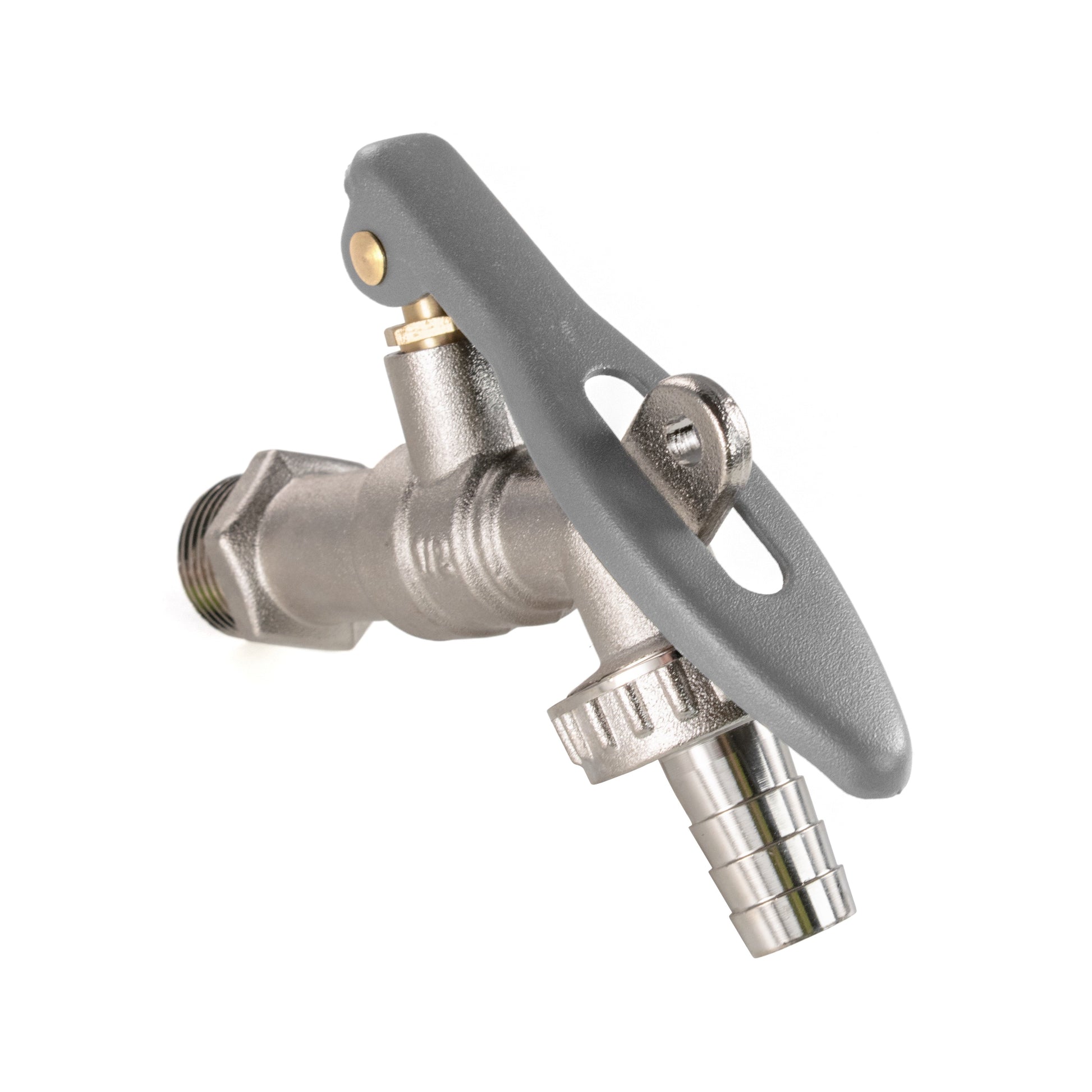 AP Supplies Wall Flange Kit 20mm MDPE - Lever Tap Hose Barb and Lever Lock