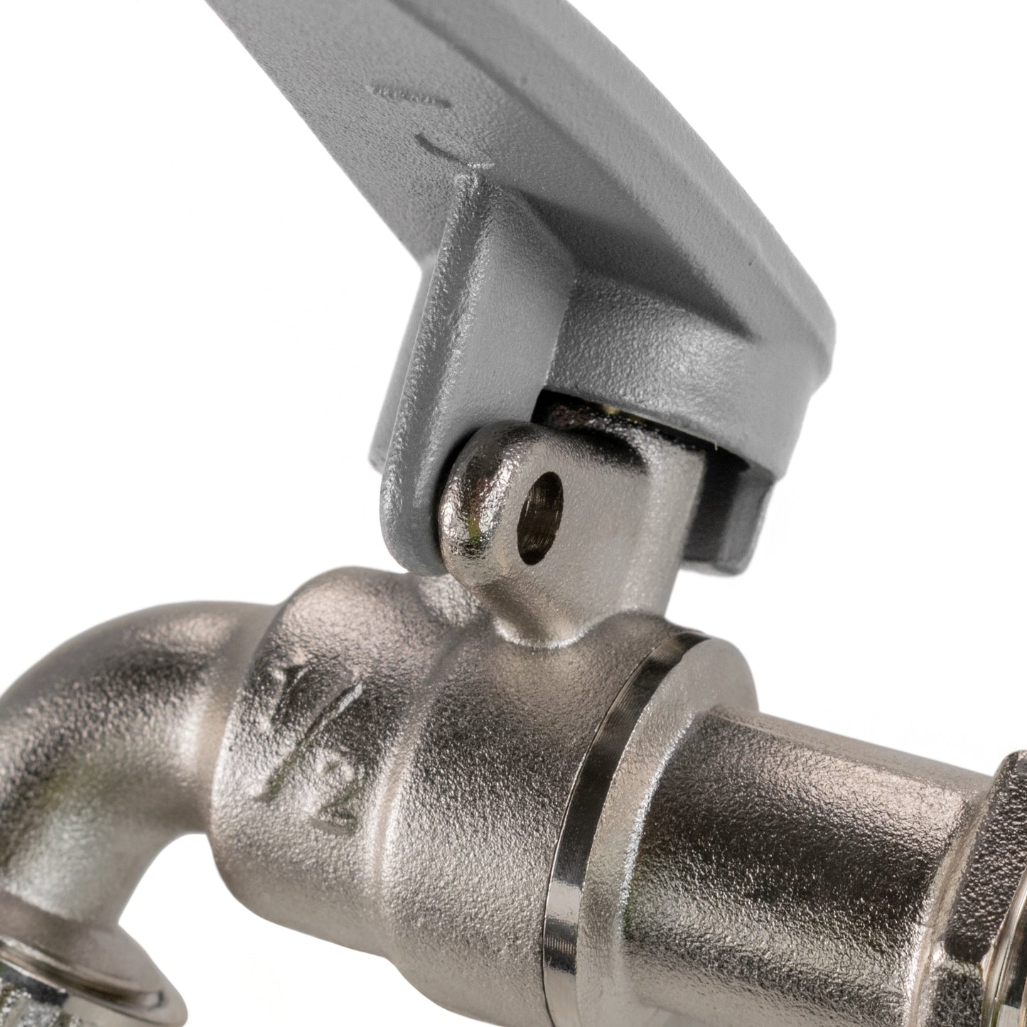 AP Supplies IBC 2" S60X6 - 1/2" BSP Extender Adaptor with Lever Tap with Hose Barb and Side Lock