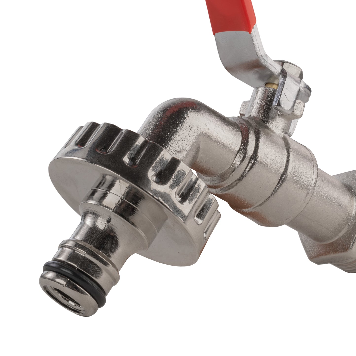 AP Supplies Wall Flange Kit 32mm MDPE + Quick Connect Lever Tap