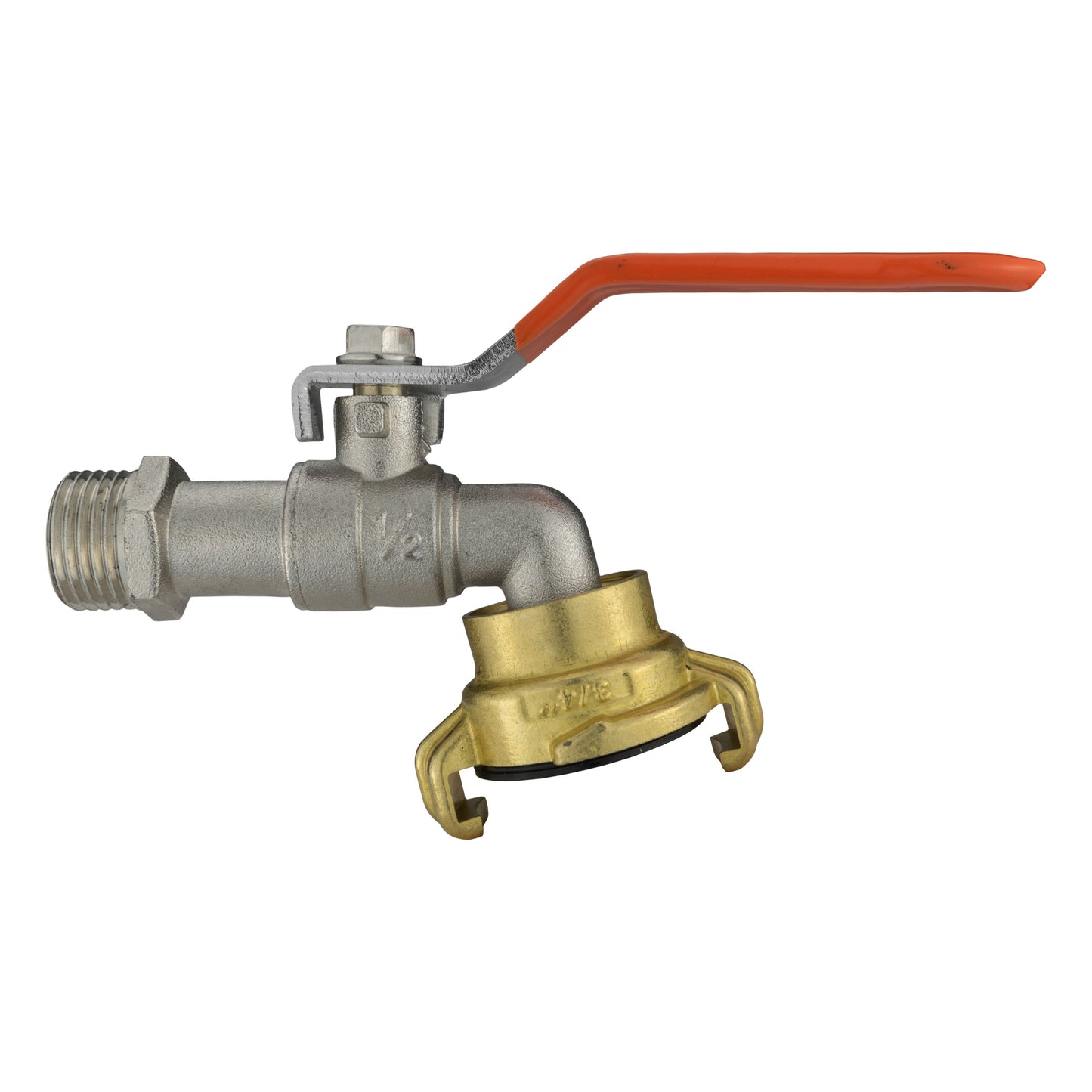 Wall Flange Kit 20mm MDPE - Lever Tap 1/2in and Geka for Drip Irrigation Fitting