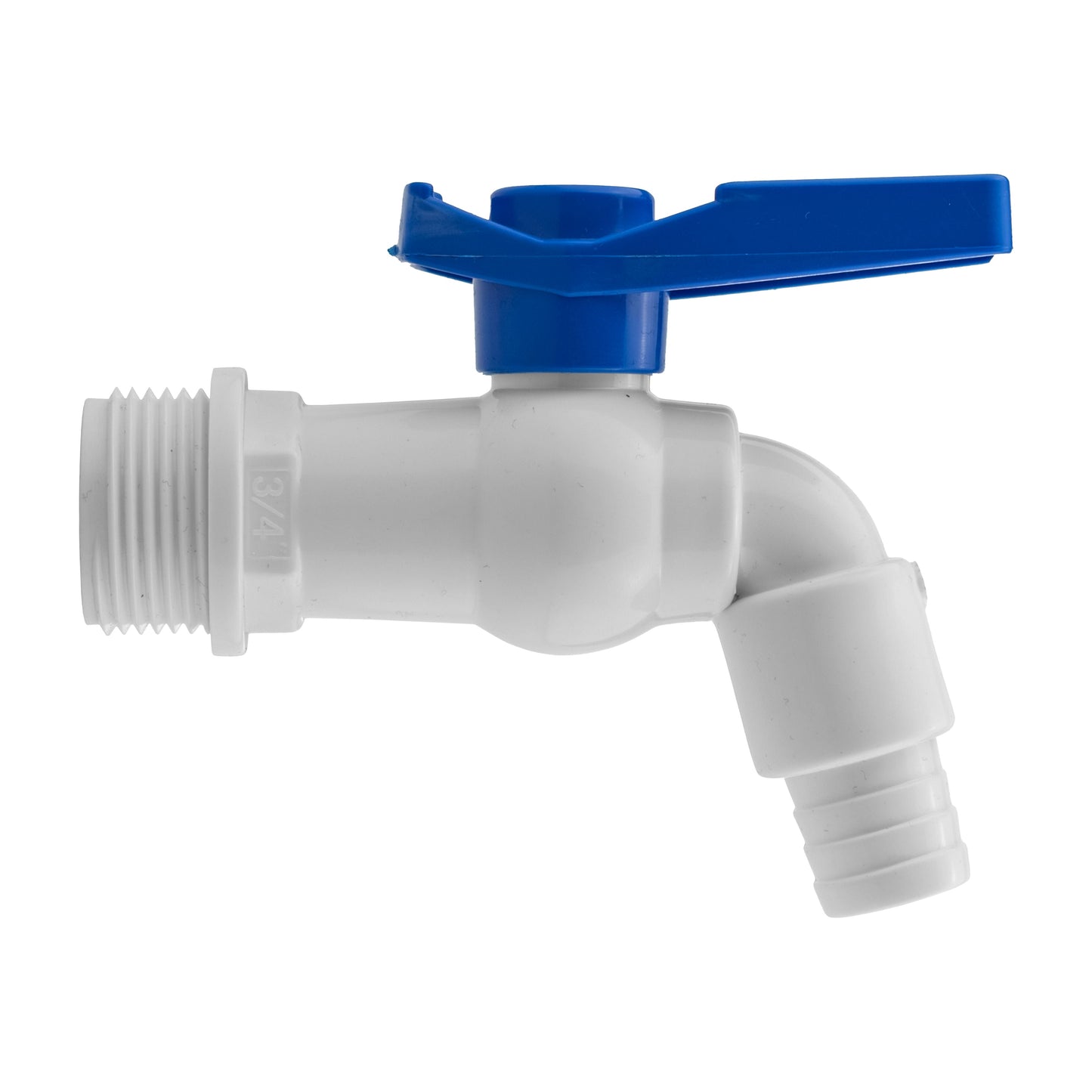 Water Butt Kit 3/4in with White PVC Tap Hose Connector Set Garden Irrigation Kit