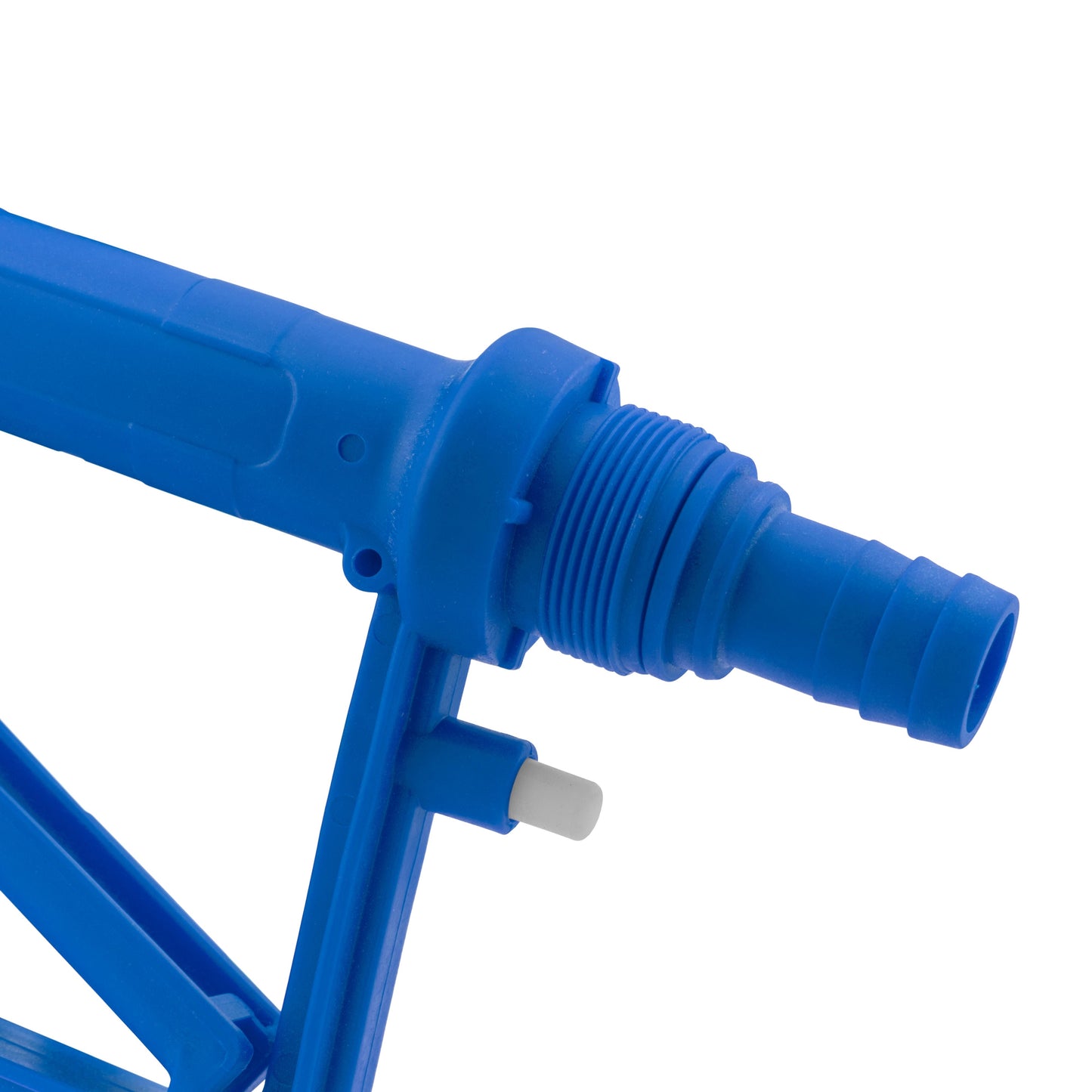 Fuel Gun Blue 3/4in Barb Inlet - Metal Outlet Barb Connector Winter Vehicle Tool