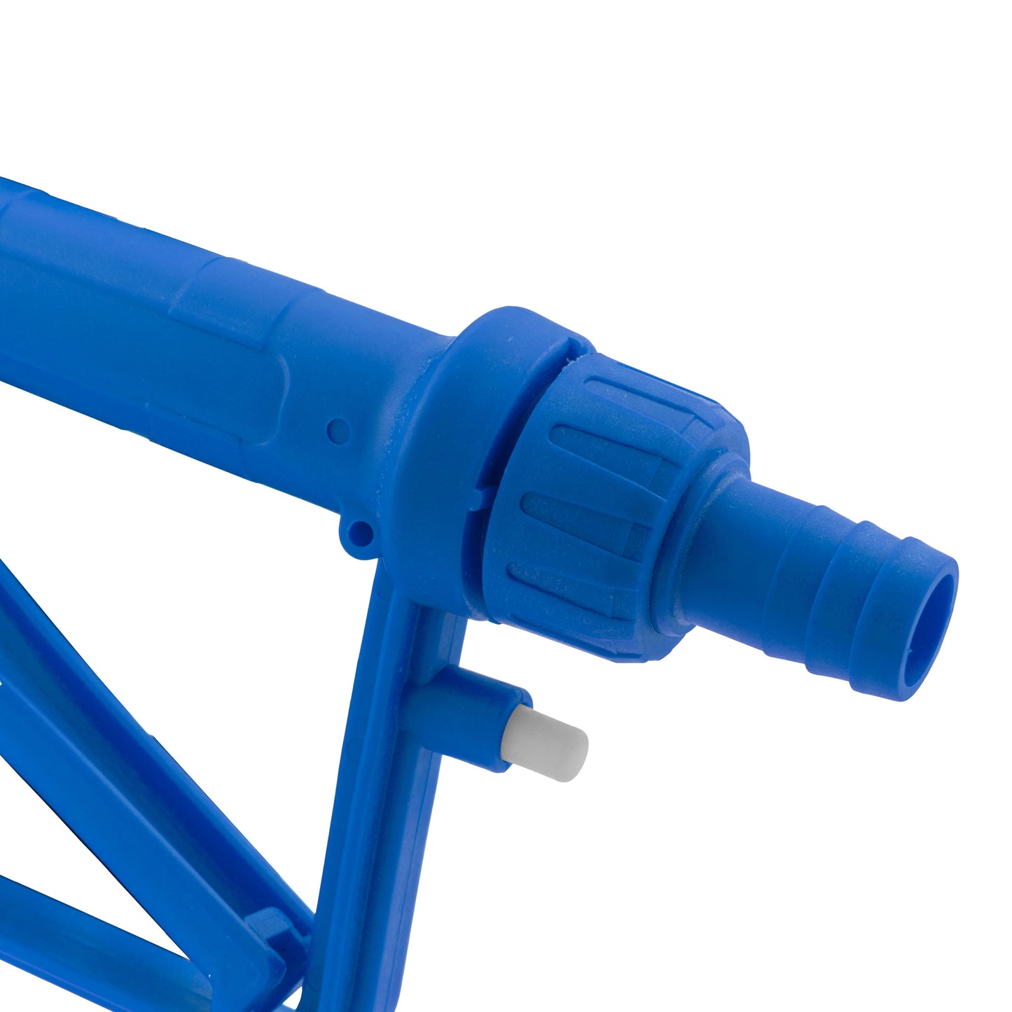 Fuel Gun Blue 3/4in Barb Inlet - Metal Outlet Barb Connector Winter Vehicle Tool