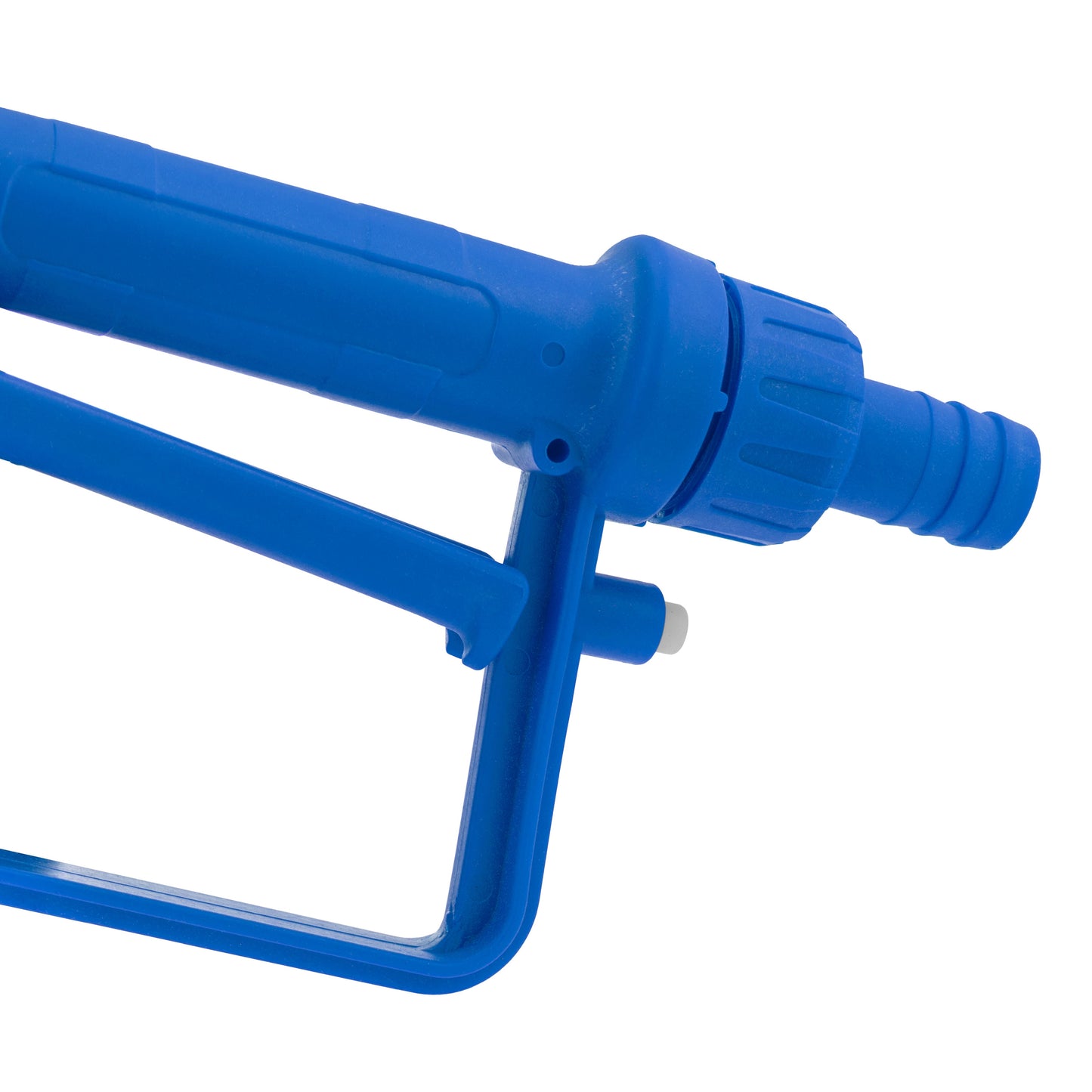 Fuel Gun Blue 3/4in Barb Inlet - Metal Outlet Barb Connector Winter Vehicle Tool