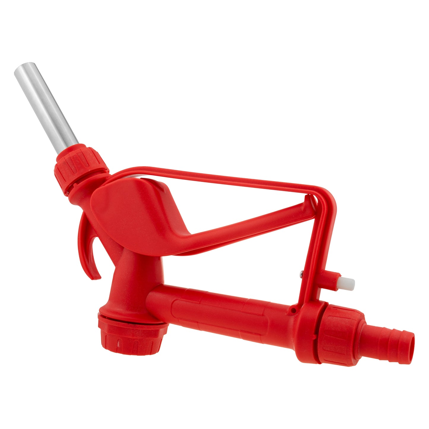 Fuel Gun Red 3/4in Barb Inlet - Metal Outlet Barb Connector Car Winter Essential