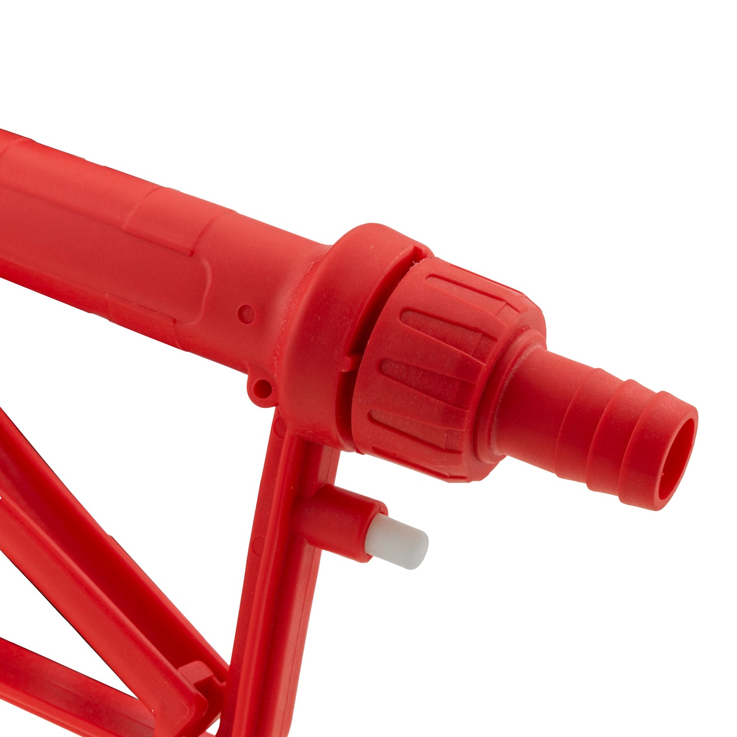 Fuel Gun Red 3/4in Barb Inlet - Metal Outlet Barb Connector Car Winter Essential
