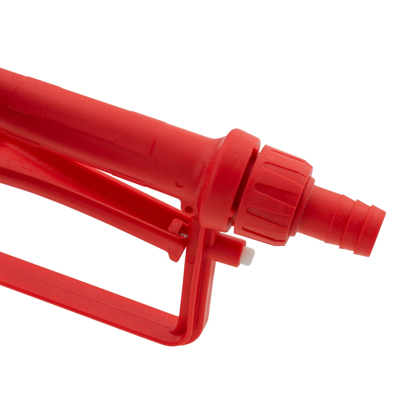Fuel Gun Red 3/4in Barb Inlet - Metal Outlet Barb Connector Car Winter Essential