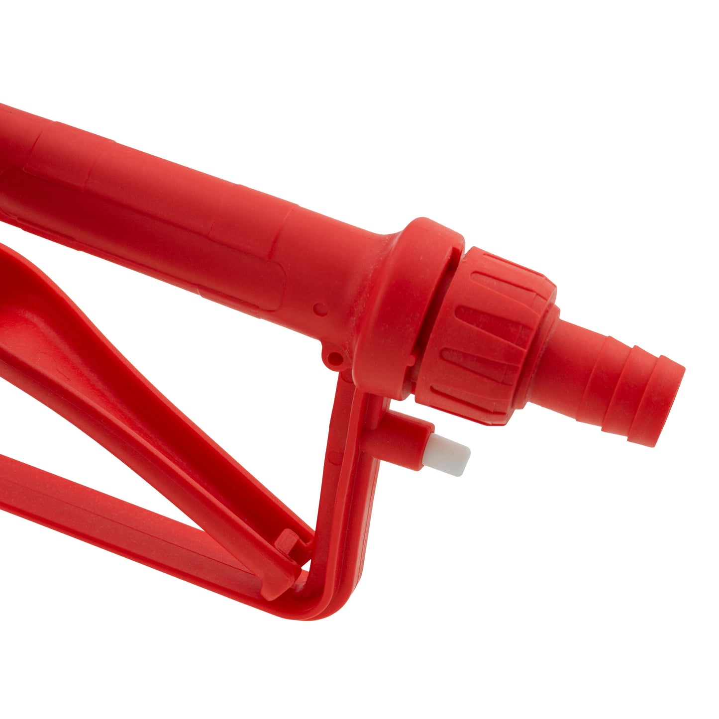 Fuel Gun Red 3/4in Barb Inlet - Metal Outlet Barb Connector Car Winter Essential