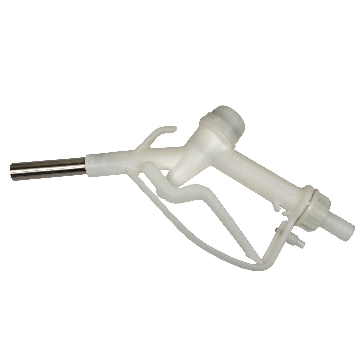 Fuel Gun White 3/4in Barb Inlet - Metal Outlet Car Accessory Winter Vehicle Tool