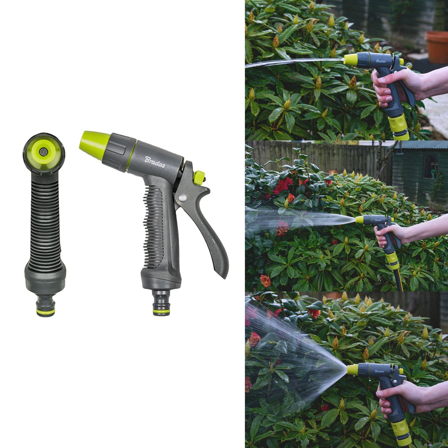 Hose Gun Water Sprayer Adjustable, Lime Multi Function Sprayer Hose Pipe Fitting