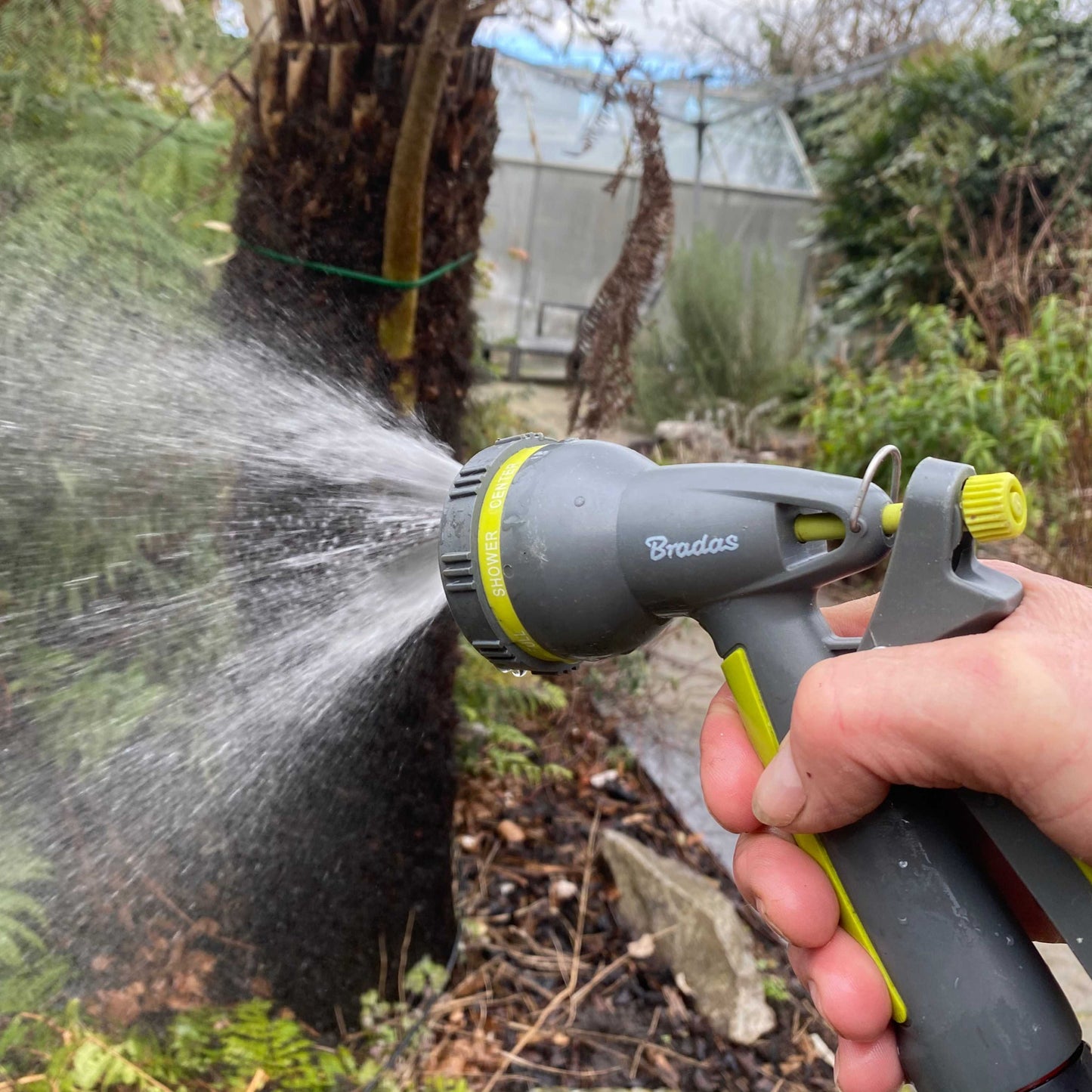 Hose Gun Water Sprayer Multi Adjustable, Lime Garden Hose Pipe Hose Pipe Fitting