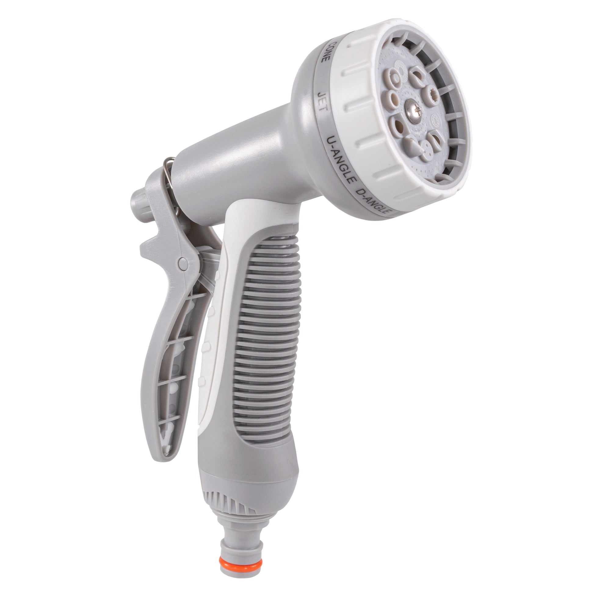 AP Supplies Hose Gun Water Sprayer Multi Pattern Adjustable, Gray/White