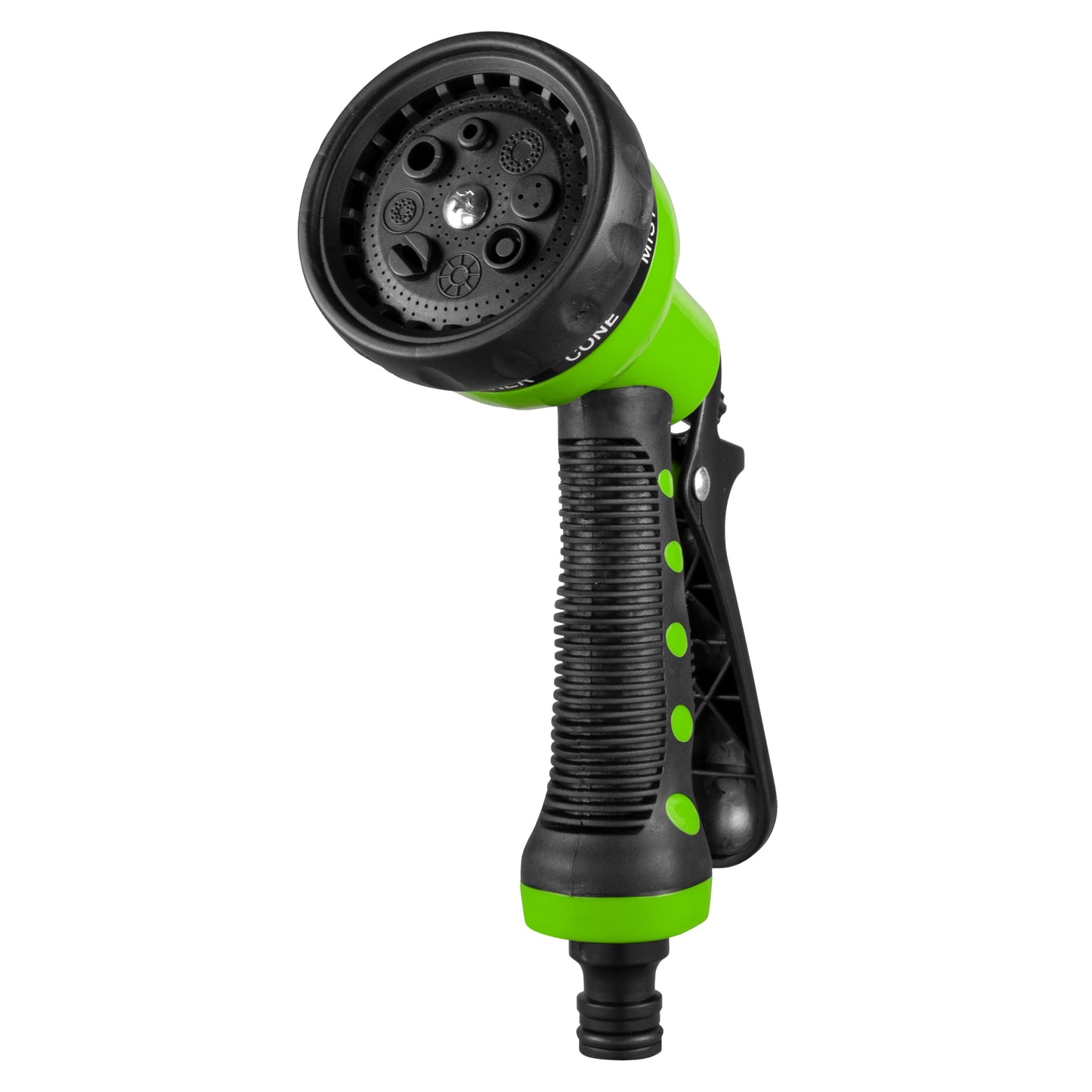 Hose Gun Water Sprayer 8-Pattern Adjustable, Cost Wise Green for Water Connector
